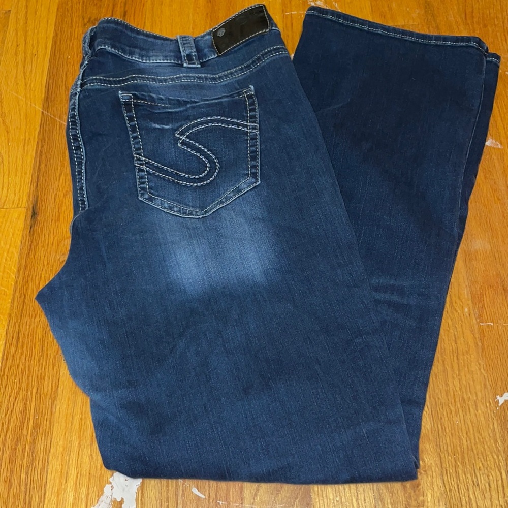 Silver Jeans Suki Mid Slim Boot size 18/33